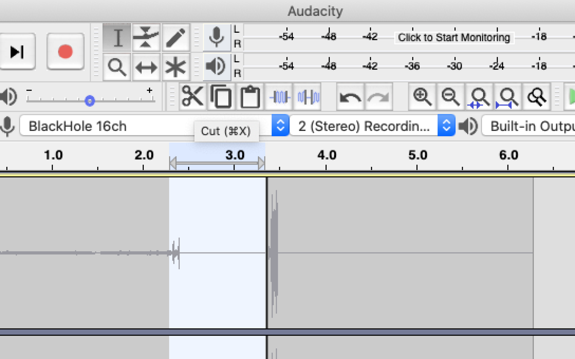 audacity screen