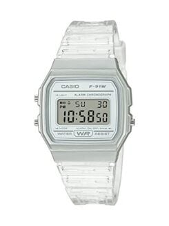  Цифровые спортивные часы Casio F91W-1 с классическим полимерным ремешком