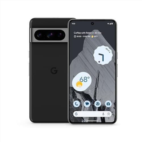 Телефон Google Pixel 8 Pro 5G, 256 ГБ, разблокированный (Obsidian)