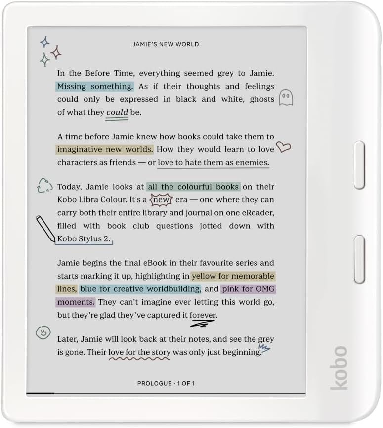 Рекламное изображение Kobo Libra Color