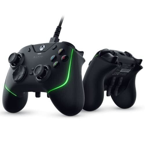 Проводной игровой контроллер Razer Wolverine V2 Chroma для Xbox Series X|S, Xbox One, ПК: RGB-подсветка — переназначаемые кнопки и триггеры — механо-тактильные кнопки и D-Pad — триггер; Стоп-переключатели — черный» /> Получите предложение <span class=