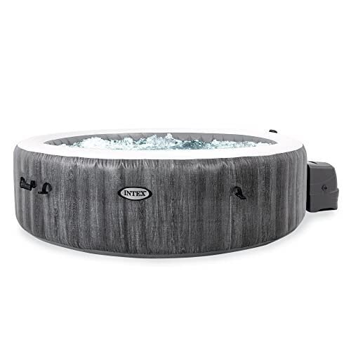 INTEX 28441EP PureSpa Greywood Deluxe Spa Set: включает энергоэффективную крышку спа – приложение для управления спа – беспроводная панель управления – вместимость 6 человек – 85 x 28 дюймов /> Получите предложение <span class=