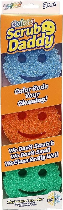 Scrub Daddy Colors, Flexible, 3 шт.