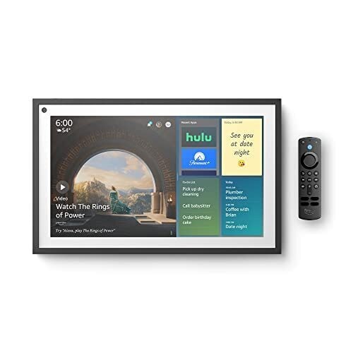 Echo Show 15 | Full HD 15,6-дюймовый интеллектуальный дисплей с Alexa и Fire TV встроены | Пульт в комплекте