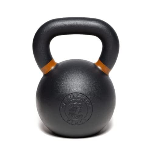 Kettlebell Kings | Гири с порошковым покрытием, вес 60 фунтов | Гири для тренировок, тренажеры и наборы для силовых тренировок для женщин и мужчин | Набор гирь для домашнего тренажерного зала (5–90 фунтов)