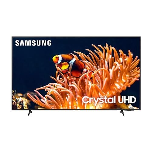 SAMSUNG 85-дюймовый класс 4K Crystal UHD DU8000 Smart TV с HDR и звуком отслеживания объектов Lite, Motion Xcelerator 120 Гц, ультратонкий дизайн, игровой центр, встроенная Alexa (UN85DU8000, модель 2024 г.) )