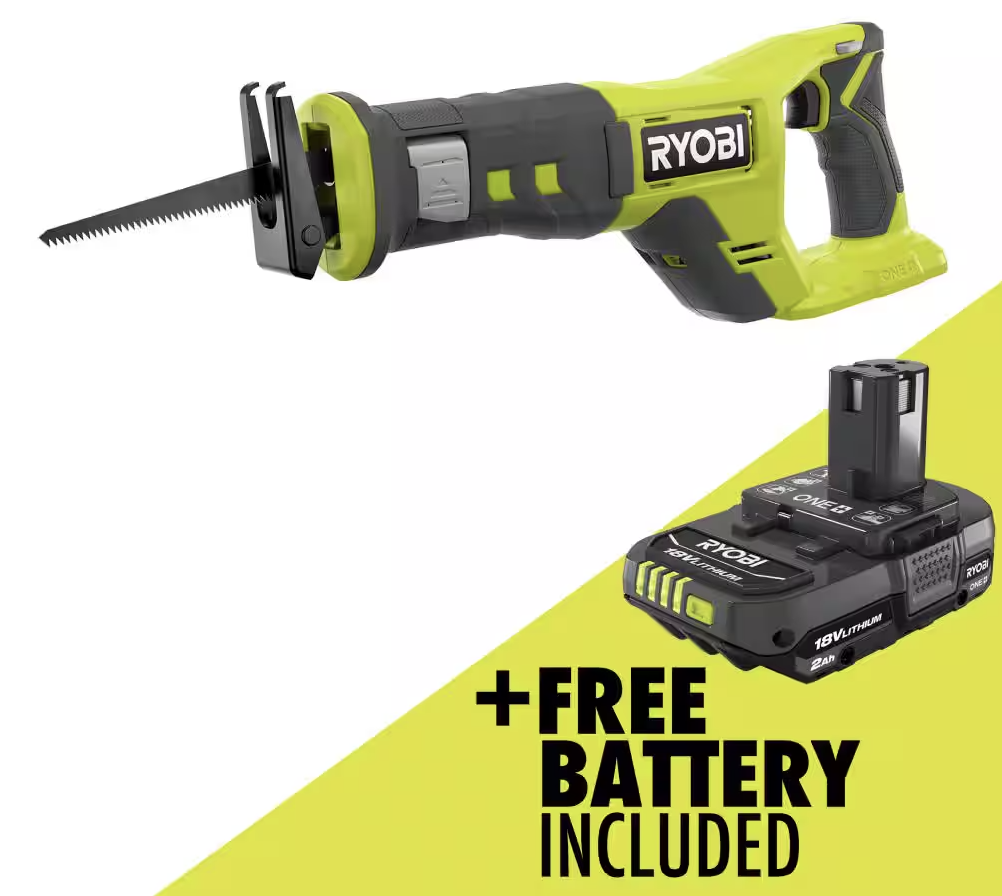 Ryobi ONE+ 18-вольтовая возвратно-поступательная пила