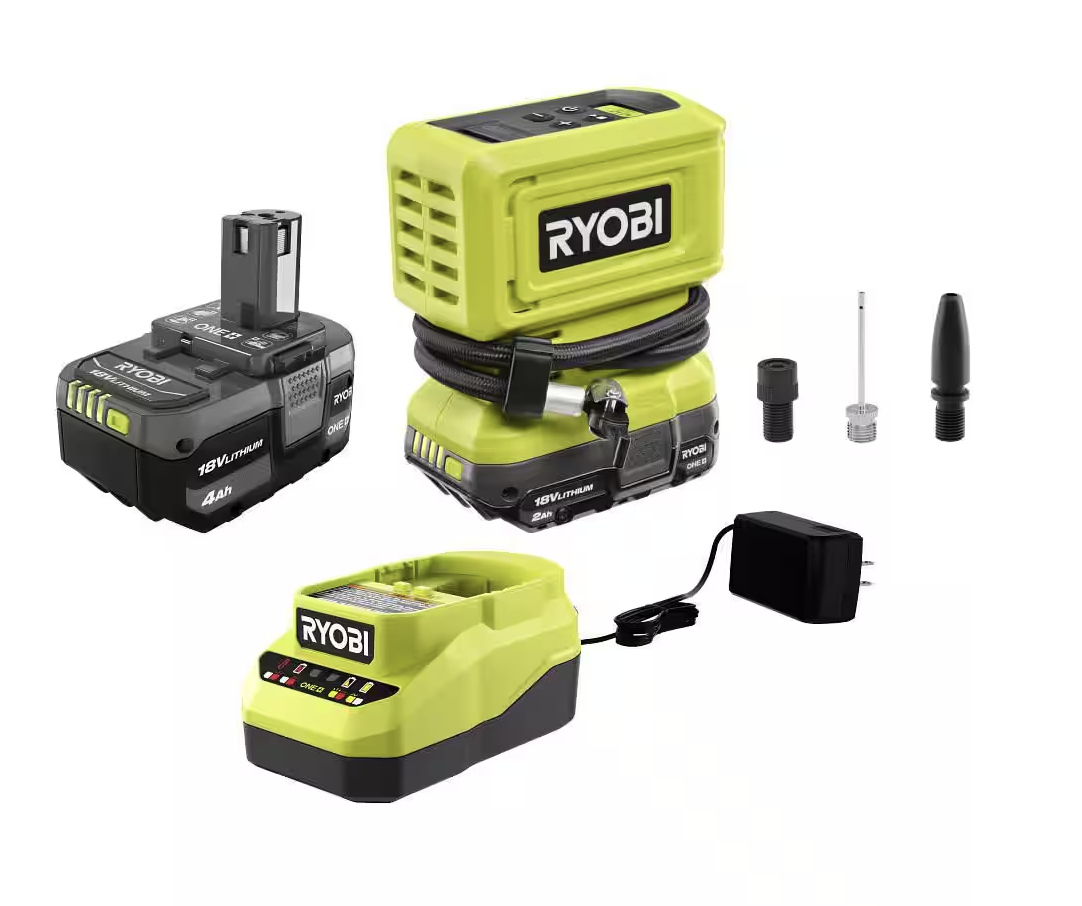 Ryobi 18-вольтовый насос для накачивания шин