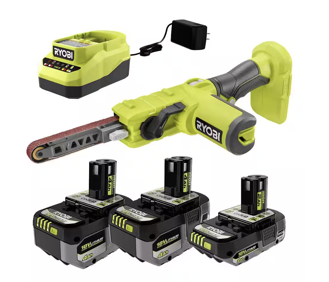 Ryobi ONE+ 18-вольтовый комплект шлифовальной машины для напильников