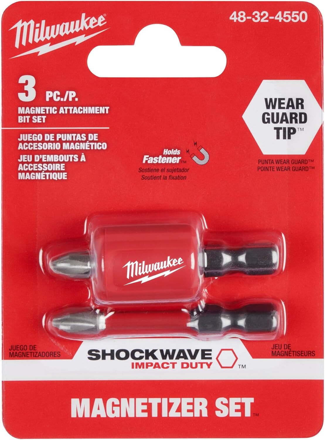 Намагничивающее устройство Milwaukee Impact Grade Philips Head 2-pack