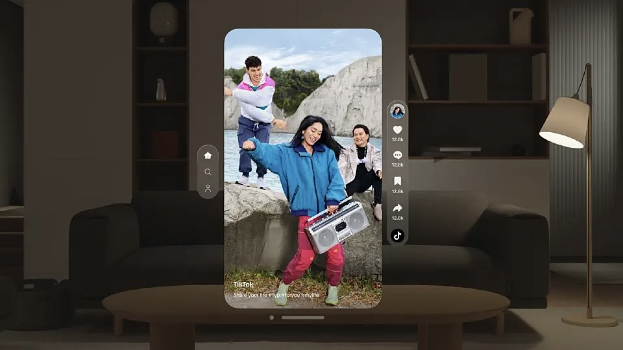 tiktok on Vision pro